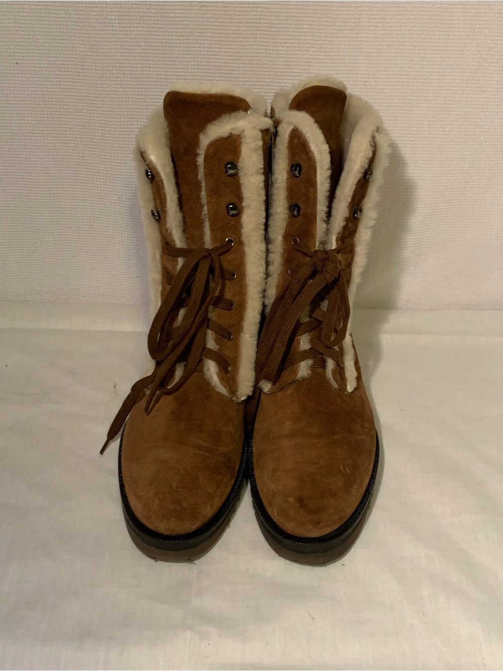 Aquatalia Marlee Lacy weatherproof boots.